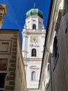 St. Stephen's Cathedral,ÃÂ baroqueÃÂ church from 1688 inÃÂ Passau,ÃÂ Germany Royalty Free Stock Photo